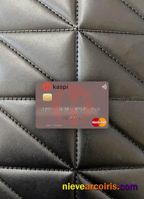 Kazakhstan Kaspi Bank mastercard photolook